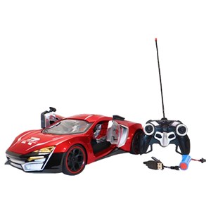 ماشین کنترلی شارژی اسپرت مقیاس 1:10 چراغدار رنگ قرمز کد 0855_اسباب بازی