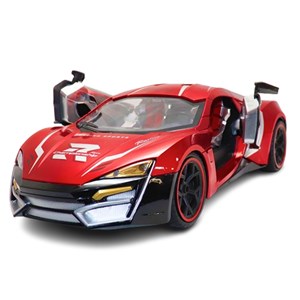 ماشین کنترلی شارژی اسپرت مقیاس 1:10 چراغدار رنگ قرمز کد 0855_اسباب بازی