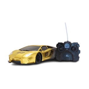 ماشین کنترلی لامبورگینی مقیاس 1:16 رنگ طلایی مدل Radio Controlled Racing Car 5998_اسباب بازی
