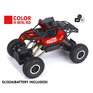  ماشین کنترلی آفرود دوربین دار مقیاس 1:14 مدل WIFI METAL CRAWLER SL-133A_اسباب بازی