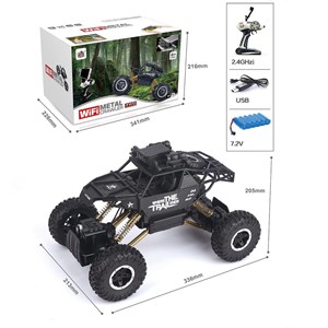  ماشین کنترلی آفرود دوربین دار مقیاس 1:14 مدل WIFI METAL CRAWLER SL-133A_اسباب بازی