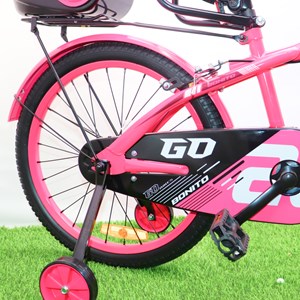 دوچرخه کودک Bonito سایز 20 مدل GO رنگ صورتی_اسباب بازی