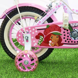دوچرخه اورجینال کودک سایز 12 طرح دختر توت فرنگی کوچولو مدل جونیور JUNIOR_اسباب بازی
