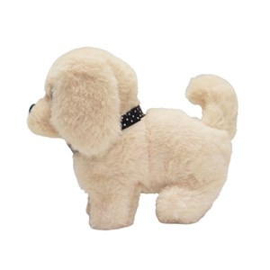 سگ خانگی به همراه قفس و وسایل آرایشی رنگ کرم کد 1059_اسباب بازی