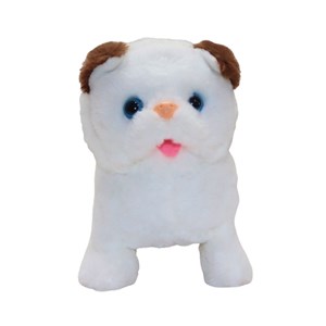 گربه خانگی به همراه قفس و وسایل آرایشی رنگ سفید قهوه ای کد 1062_اسباب بازی