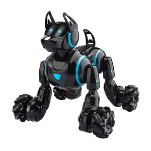 ربات اسباب بازی سگ هوشمند با دو کنترل دستی و مچی در سه رنگ مدل Stunt RC Robot Dog 666-800A