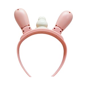 تل سر خرگوشی شارژی موزیکال چراغدار با گوش‌ های متحرک مدل 85039_اسباب بازی