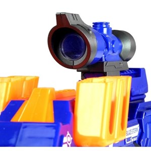 تفنگ اسباب بازی تیر اسفنجی پایه دار مدل Soft Ball Shooting Gun ZC7090