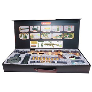 تفنگ اسباب بازی شارژی پوکه پران تیر اسفنجی دو حالته مدل M416 037_اسباب بازی