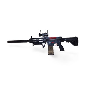 تفنگ اسباب بازی تک تیرانداز پوکه پران تیر اسفنجی با دوربین مدل M416 D018_اسباب بازی