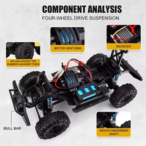 ماشین کنترلی شارژی جیپ آفرود مقیاس 1:10 HB Toys مدل ZP1005_اسباب بازی