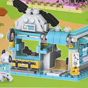 لگو شهر بازی 902 قطعه کرومی، پارک تفریحی سانریو 4 در 1 مدل 11201_اسباب بازی