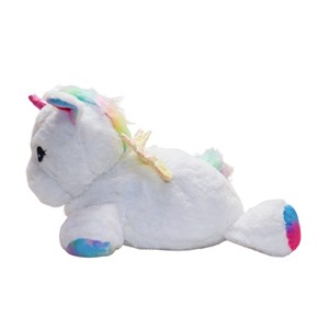 عروسک پولیشی اورجینال اسب تک‌ شاخ با 4 بچه_اسباب بازی