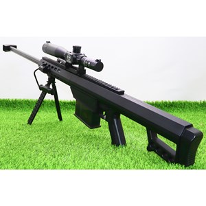 تفنگ اسباب بازی شارژی تیر ژله ای اسنایپر با گلنگدن متحرک و دوربین مدل HD712E_اسباب بازی