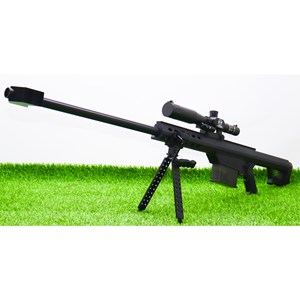 تفنگ اسباب بازی شارژی تیر ژله ای اسنایپر با گلنگدن متحرک و دوربین مدل HD712E_اسباب بازی