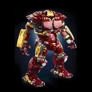 لگو مارول مرد آهنی هالک باستر 4049 قطعه مدل Iron Man Hulkbuster 55260_اسباب بازی