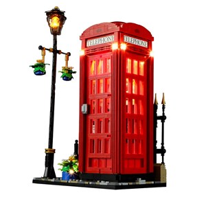 لگو کریتور تلفن قرمز لندن چراغدار 1460 قطعه مدل Red London Telephone Box 14607_اسباب بازی