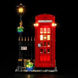 لگو کریتور تلفن قرمز لندن چراغدار 1460 قطعه مدل Red London Telephone Box 14607_اسباب بازی