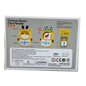 فلش کارت صوتی آموزشی با 112 کارت دو طرفه انگلیسی طرح گوزن مدل Smart Cartoon Card Reader 8804_اسباب بازی