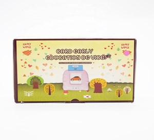 فلش کارت صوتی آموزشی با 112 کارت دو طرفه انگلیسی Happy World_اسباب بازی