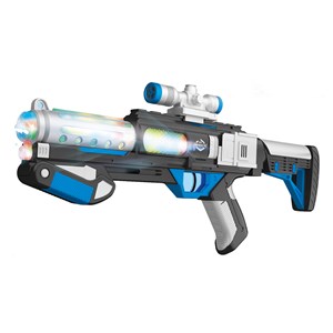 تفنگ اسباب بازی موزیکال چراغدار طرح فضایی مدل Starry Illusion Star Electric Gun 817_اسباب بازی