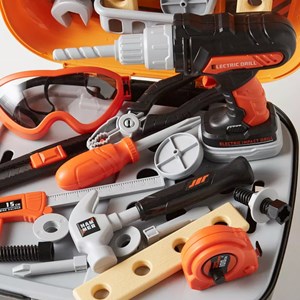 ست جعبه ابزار طرح چمدانی پایه دار 5 کاره مدل Tool Playset 778_اسباب بازی