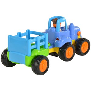 بسته دو عددی ماشین اسباب بازی تراکتور و بیل مکانیکی هولی تویز مدل Hola Toys 326_اسباب بازی