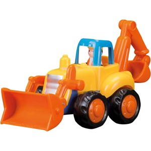 بسته دو عددی ماشین اسباب بازی تراکتور و بیل مکانیکی هولی تویز مدل Hola Toys 326_اسباب بازی