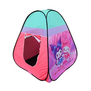 چادر بازی کودک 130 سانتی طرح کرو‌می و مای ملودی Kuromi & My Melody رنگ صورتی_اسباب بازی