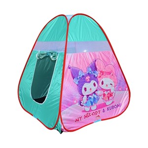 چادر بازی کودک 130 سانتی طرح کرو‌می و مای ملودی Kuromi & My Melody رنگ آبی_اسباب بازی