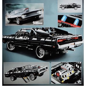 لگو تکنیک ماشین دوج 1077 قطعه مدل Technice Dodge Charger 6096_اسباب بازی