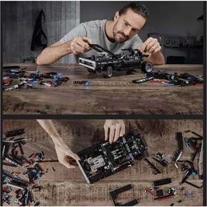 لگو تکنیک ماشین دوج 1077 قطعه مدل Technice Dodge Charger 6096_اسباب بازی