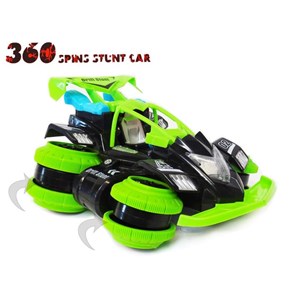 ماشین کنترلی شارژی دیوانه مدل SPIN STUNT CAR 360 ZD380_اسباب بازی