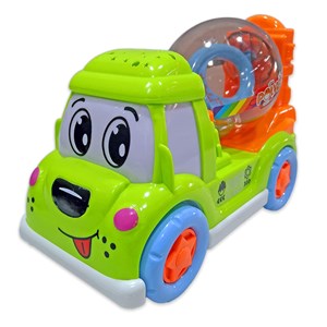 ماشین اسباب بازی کامیون میکسر موزیکال و چراغدار مدل VEHICLE TOY HD9033_اسباب بازی