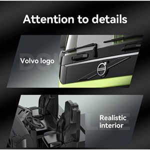 کامیون کنترلی میکسر ولوو برند مقیاس 1:20 مدل EE (DOUBELE E508-003)_اسباب بازی