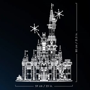 لگو دیزنی قلعه سیندرلا 4837 قطعه مدل Castelo Disney S1159_اسباب بازی