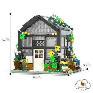 لگو کریتور گل‌ فروشی آفتاب 551 قطعه مدل SUN FLOWER SHOP LX.A3801_اسباب بازی