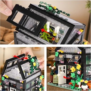 لگو کریتور گل‌ فروشی آفتاب 551 قطعه مدل SUN FLOWER SHOP LX.A3801_اسباب بازی