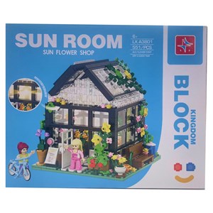 لگو کریتور گل‌ فروشی آفتاب 551 قطعه مدل SUN FLOWER SHOP LX.A3801_اسباب بازی