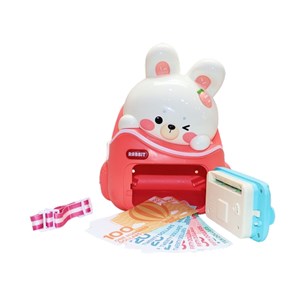 گاوصندوق اثر انگشتی رمز دار باتری خور طرح خرگوش مدل MINI BANK 33822_اسباب بازی