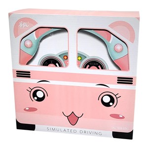 فرمان ماشین موزیکال مدل 1026 صورتی