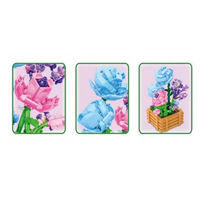 لگو گل رز و گلدان مدل 9109
