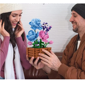 لگو گل رز و گلدان مدل 9109