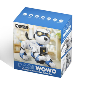 ربات سگ کنترلی رنگ سفید صورتی مدل 3010