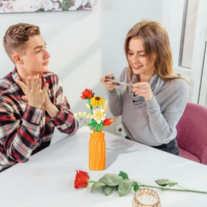 لگو گل و گلدان نارنجی مدل 2350