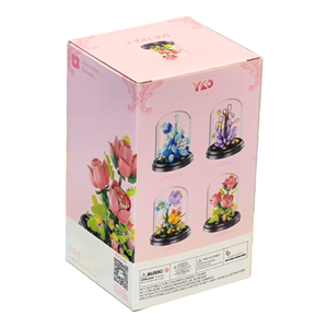 لگو گل رز صورتی همراه با قاب مدل 2330