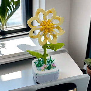 لگو گلدان گل یاس زرد مدل 19069