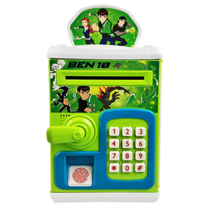 گاوصندوق اثر انگشتی رمز دار باتری خور طرح بن تن مدل 3002