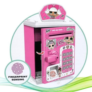 گاوصندوق اثر انگشتی رمز دار باتری خور طرح ال او ال مدل 3002