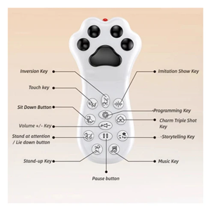 ربات کنترلی گربه رنگ طوسی مدل K48